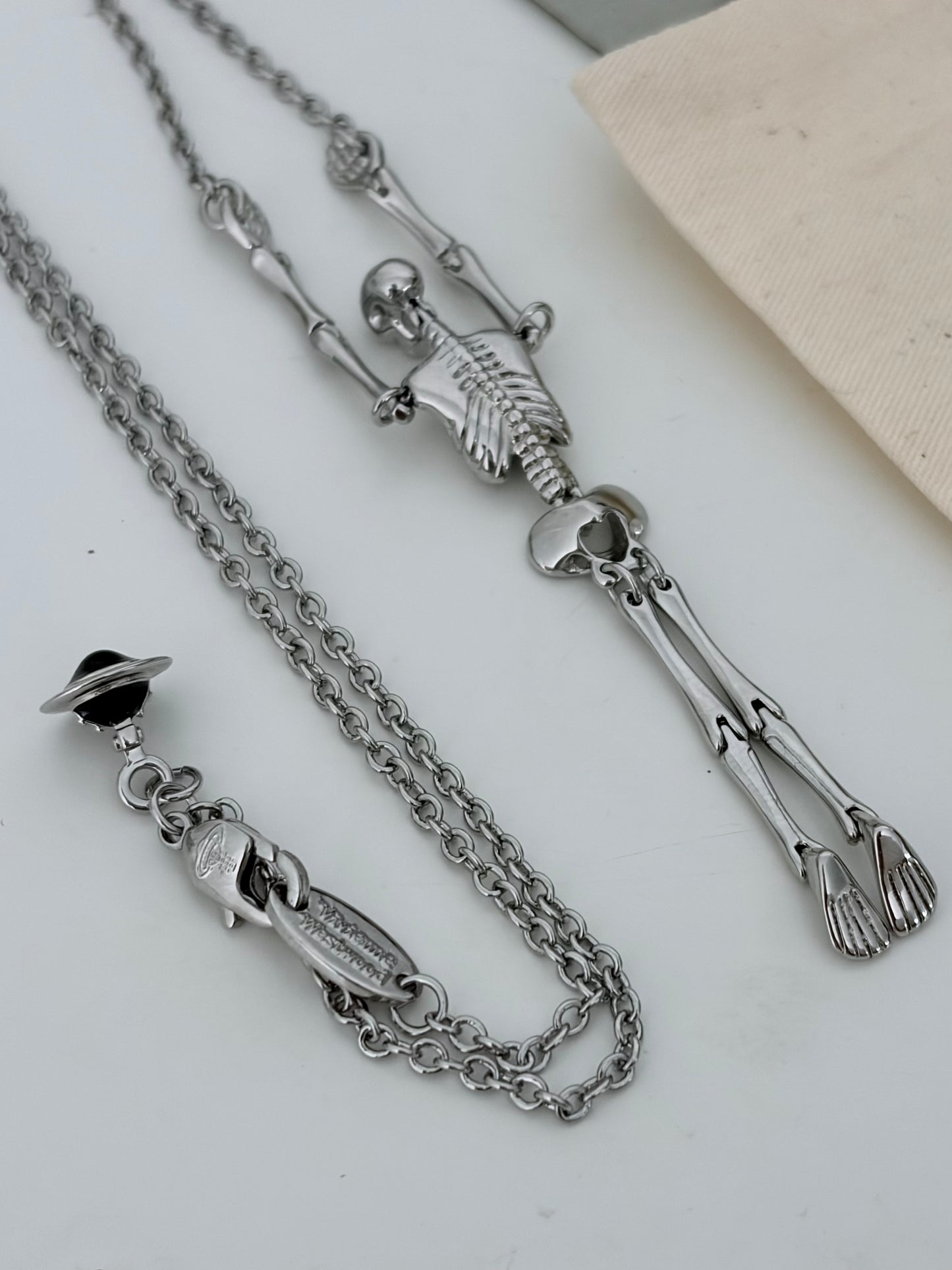 Vivienne Westwood Skeleton Long Necklace