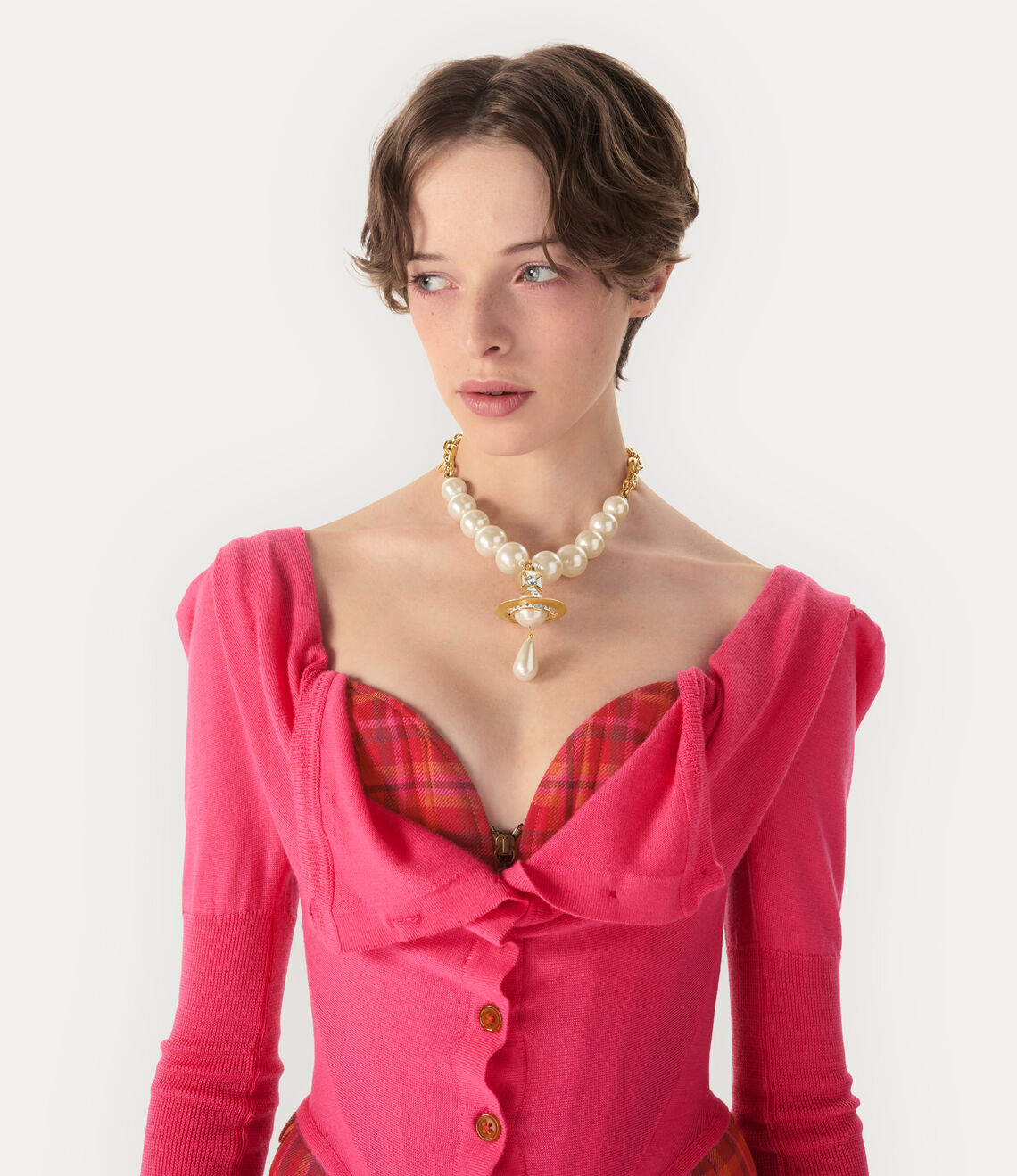 NANA x Vivienne Westwood Golden Pearl Necklace 25th Limited
