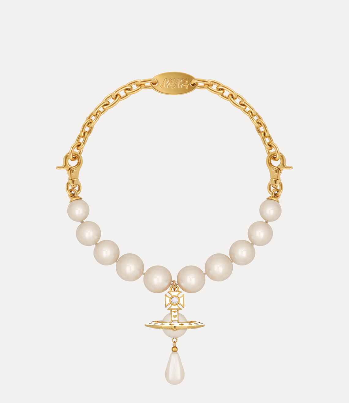 NANA x Vivienne Westwood Golden Pearl Necklace 25th Limited