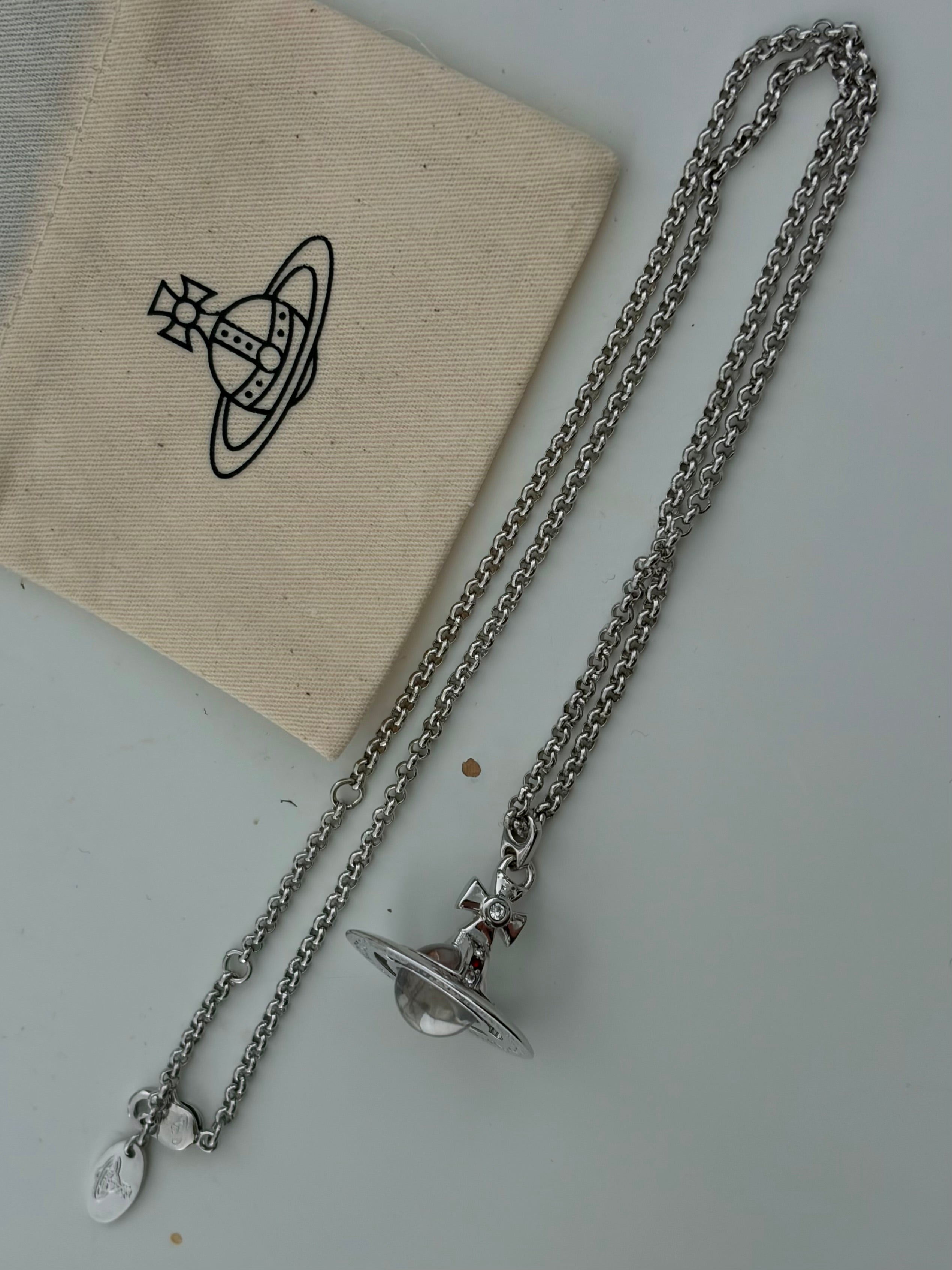 Vivienne Westwood Tiny Orb Pendant Necklace – Sakamoto NYC