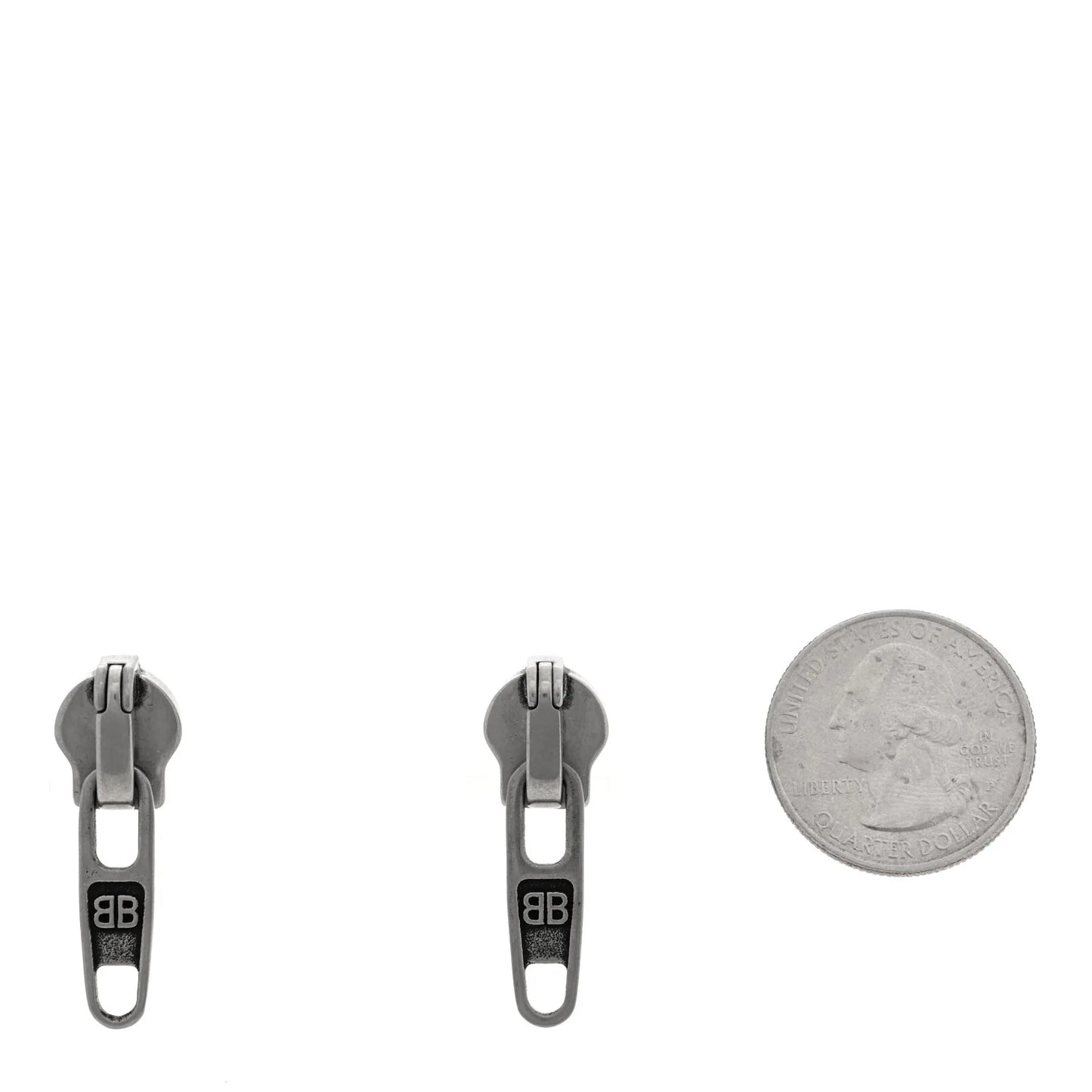 Balenciaga Zip-Up earrings Pre-own