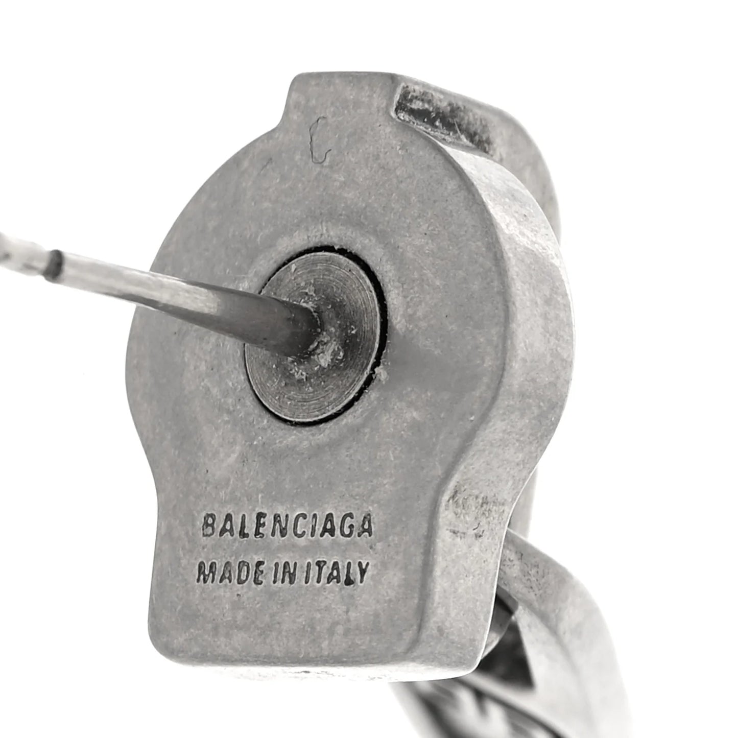 Balenciaga Zip-Up earrings Pre-own