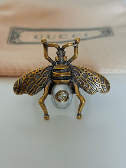 Gucci Vintage Signature Bee Ring