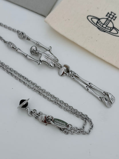 Vivienne Westwood Skeleton Long Necklace