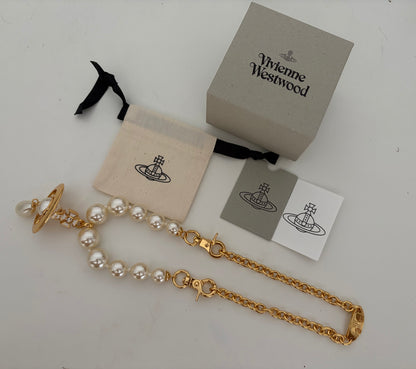 NANA x Vivienne Westwood Golden Pearl Necklace 25th Limited