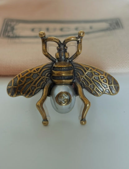 Gucci Vintage Signature Bee Ring